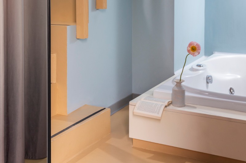 Dettaglio della jacuzzi privata nella junior suite - Moderno Hotel Roma, BZAR hotels a Roma